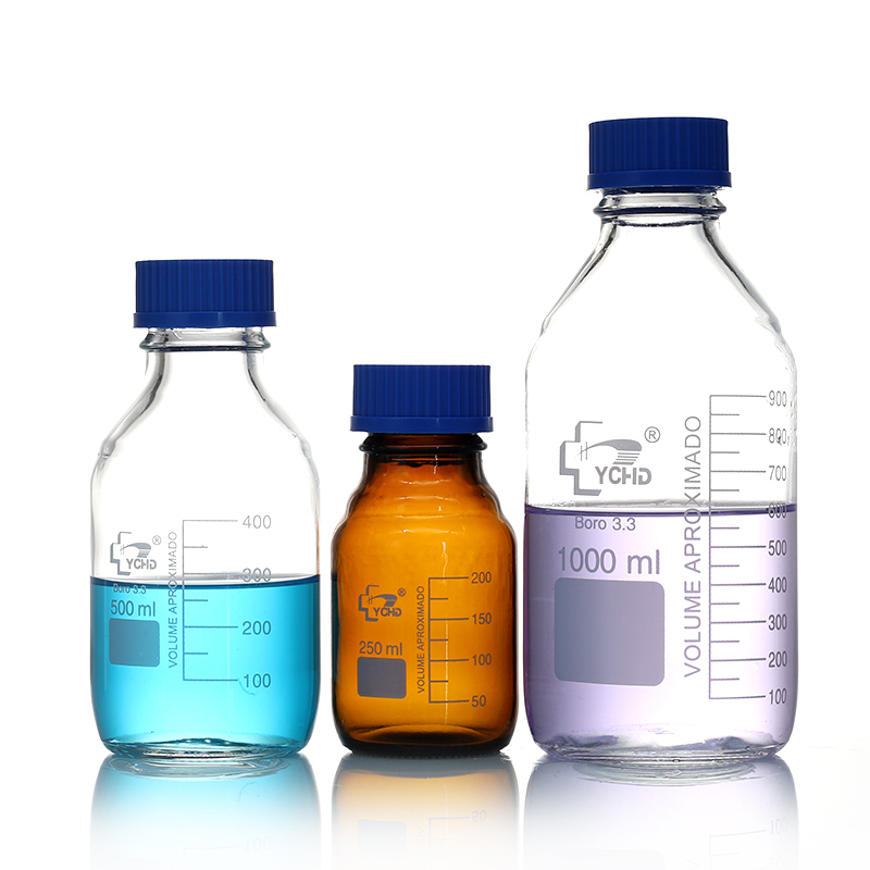 https://www.huidaglass.com/uploads/Amber-or-clear-Reagent-bottleMedia-bottle-with-plastic-blue-screw-cap-2.jpg