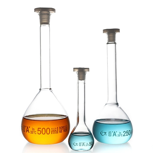 Clear Glass Volumetric Flask